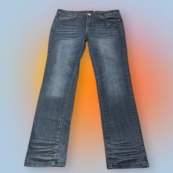 VIGOSS Women’s 7 SKINNY Blue Jeans - Picture 1 of 4
